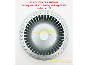 Quạt làm mát bơm chân không Busch đời mới RD