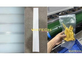 Silicone đệm thanh dán máy hút chân không vân caro